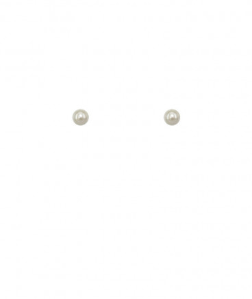 Boucles oreilles clip plaqué or perle 5 mm