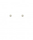 Boucles oreilles clip plaqué or perle nacrée 5 mm