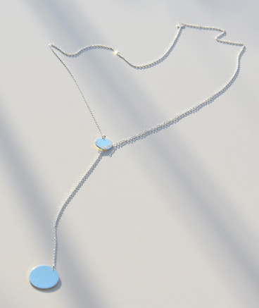 Sautoir argent 925 piécettes