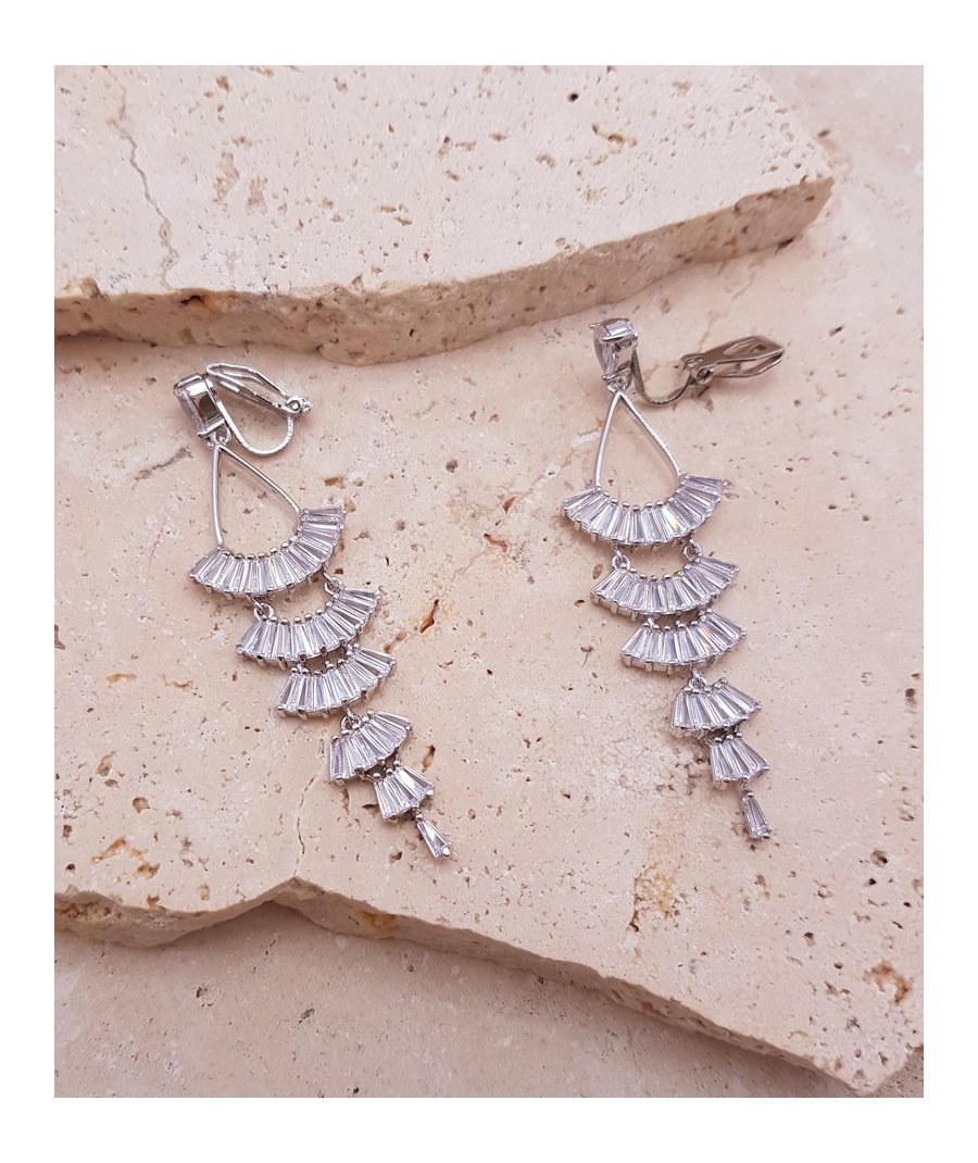 Boucles D'oreilles Clip Vintage Spoutnic - Style Années 60 - Chic Et Rétro