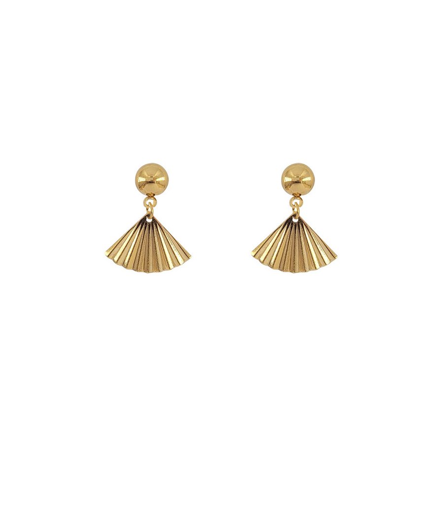 Boucles D'oreilles Clips Dorées - Fantaisie, Occasion En Très Bon état (TBE)