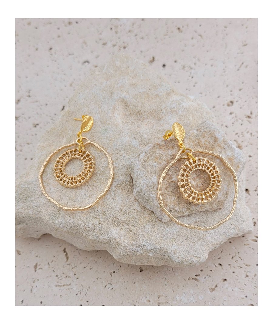 Boucles d'oreilles filigrane anneau