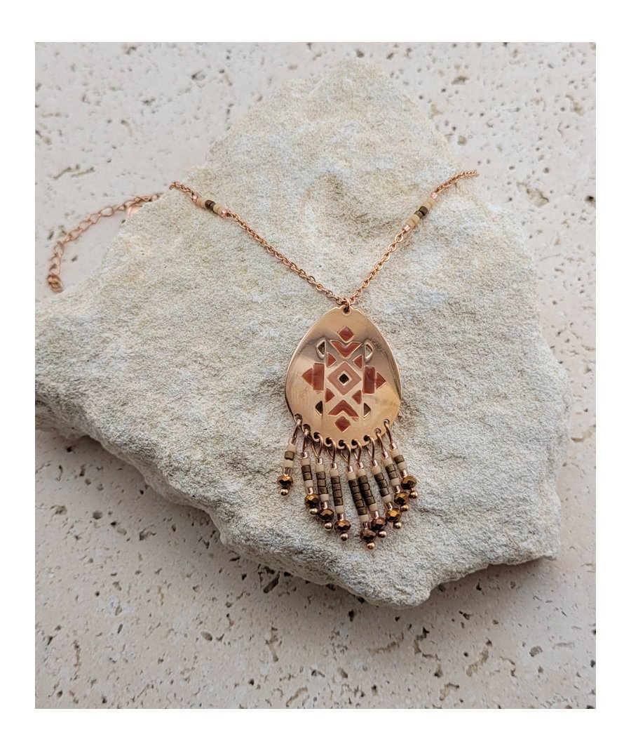Pendentif acier mexicain
