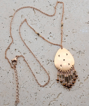 Pendentif acier mexicain