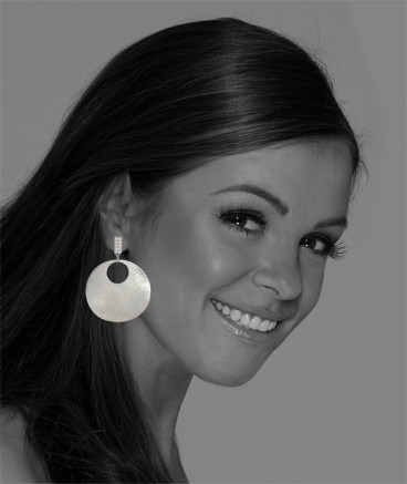 Boucles d'oreilles clips rondes rhodiées (non percées)