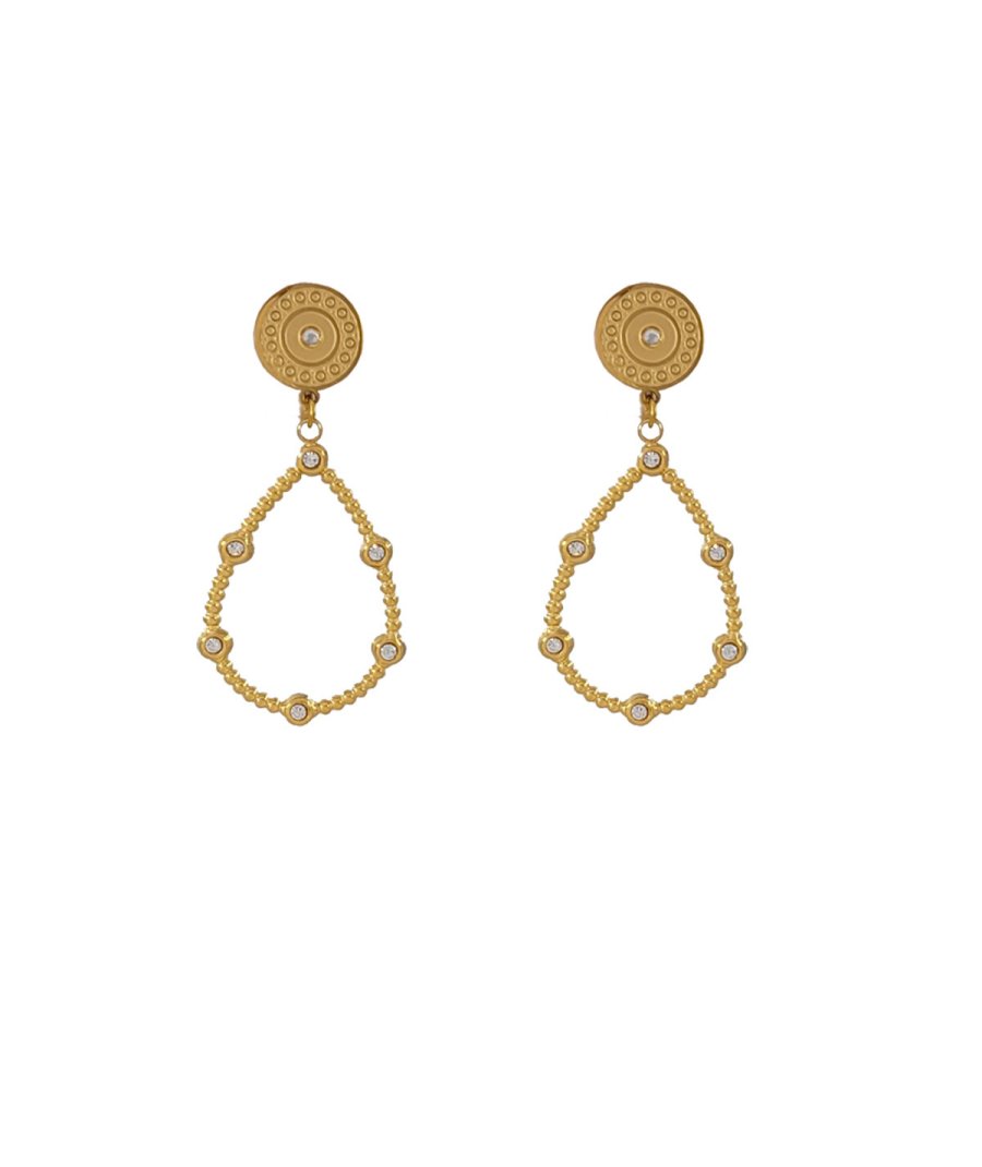 Boucles D'oreilles Clip Non Percées - Pendant Noir Avec Jade Vert Sculpté Et Cristaux