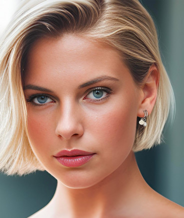 Boucles d'oreilles Ear cuff non percé rhodié