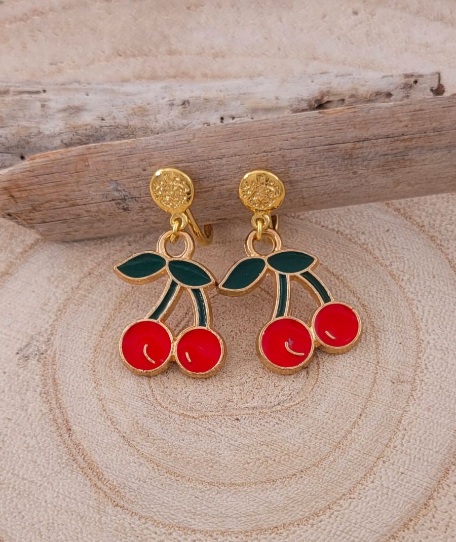 Boucles D'oreilles Argent Avec Pierre Bleue - Pour Oreilles Non Percées, Occasion