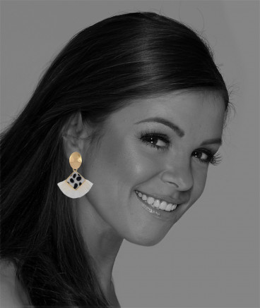 Boucles d'oreilles à clip vache