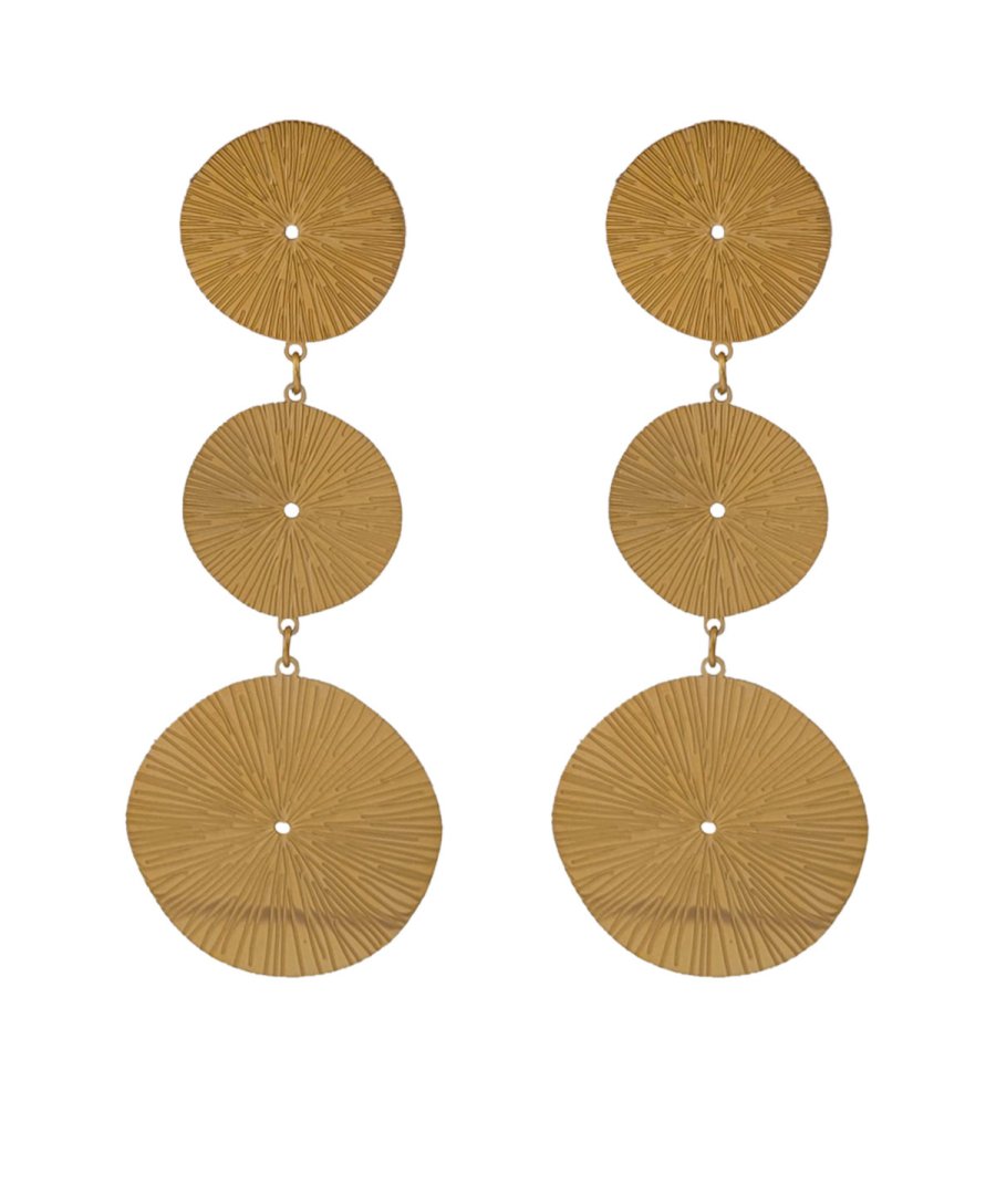 Boucles d'oreilles clip dorées vintage Napier - Canada