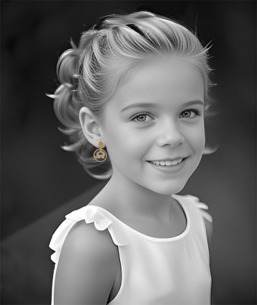 Boucles oreilles clips éléphant filles