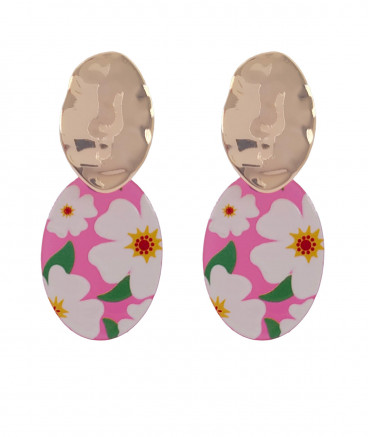 Boucles oreilles fleurs