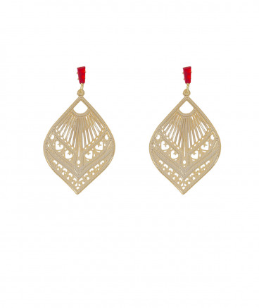 Boucles oreilles clips arabesque confort