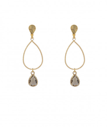 Boucles d'oreilles topaze