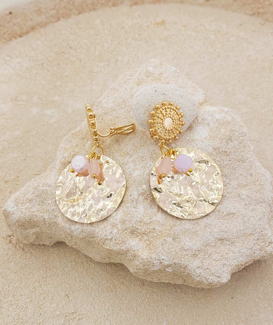 Coffret Boucles D'Oreilles Enfant - 16 Paires | Clips Non Percés | Motifs Rose/Étoile/Cœur | Idée Cadeau Fille