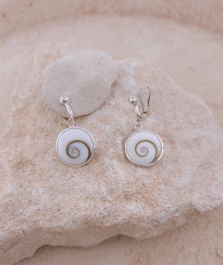 boucles d'oreilles clips ancienne bijou vintage couleur