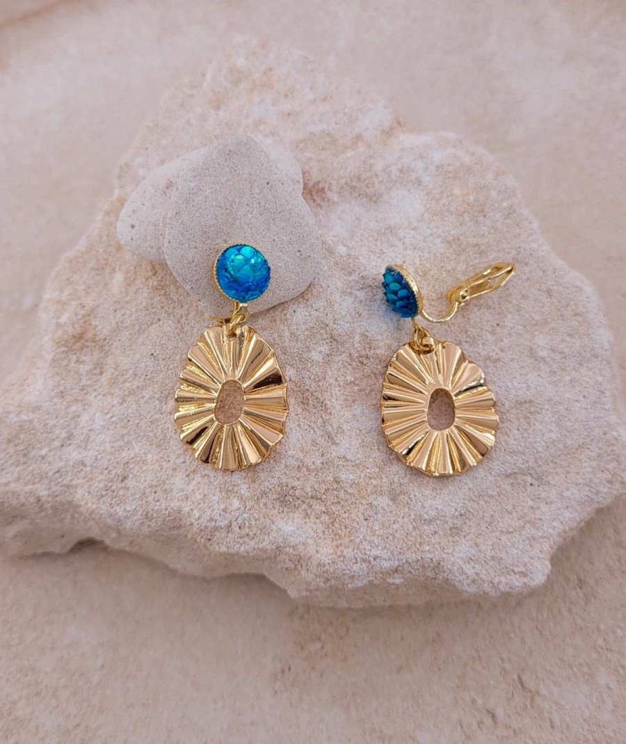 Petites boucles d'oreilles à clips pour oreilles non percées et sensibles  - L'Ultra-confort par Tara Pépita