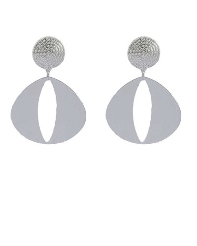 Boucles d'oreilles clip géométriques (non percées)