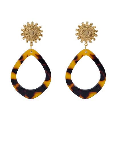 Boucles d'oreilles à clips légères façon écailles - L'Ultra-confort par Tara Pépita