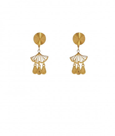 Petites boucles d'oreilles clip dorées pour toute la journée, résistantes et confortables - L'ultra-confort par Tara Pépita