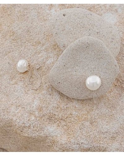 Petites puces perle clips de 5 mm sans perçage effet discret à porter tous les jours - L'ultra confort par Tara Pépita