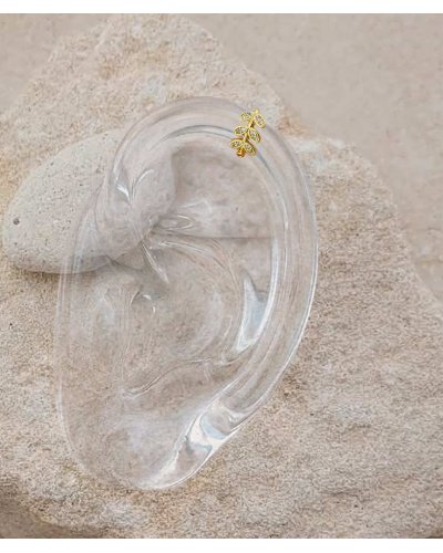 Mini ear cuff. Il se pose très facilement sur tout le cartilage de l'oreille - Effet percing sans perçage
