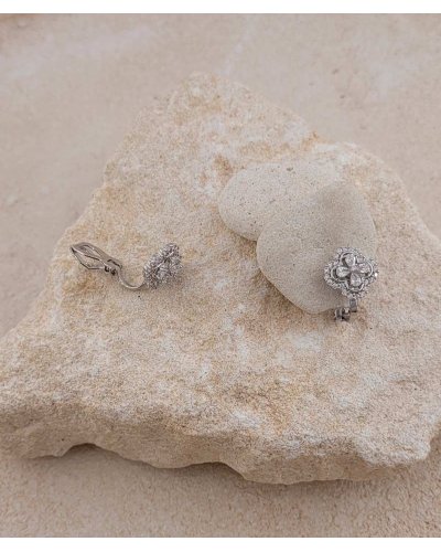 Clips d'oreilles zircon - Collection Clips précieux