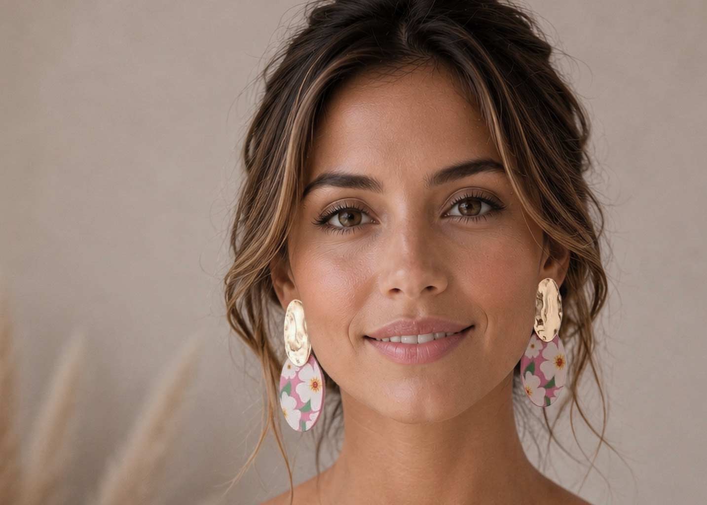 Boucles d’oreilles à clip Tara Pépita
